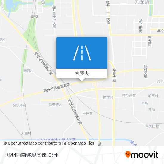 郑州西南绕城高速地图