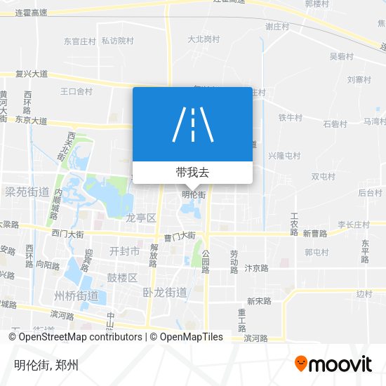 明伦街地图
