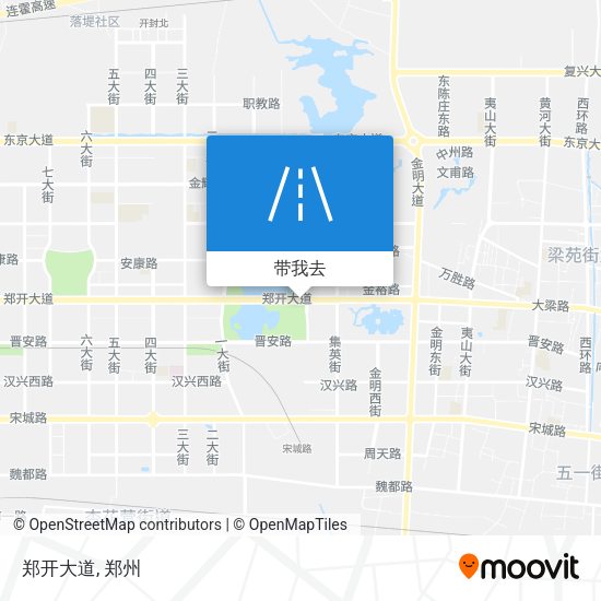 郑开大道地图
