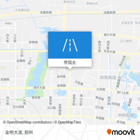 金明大道地图