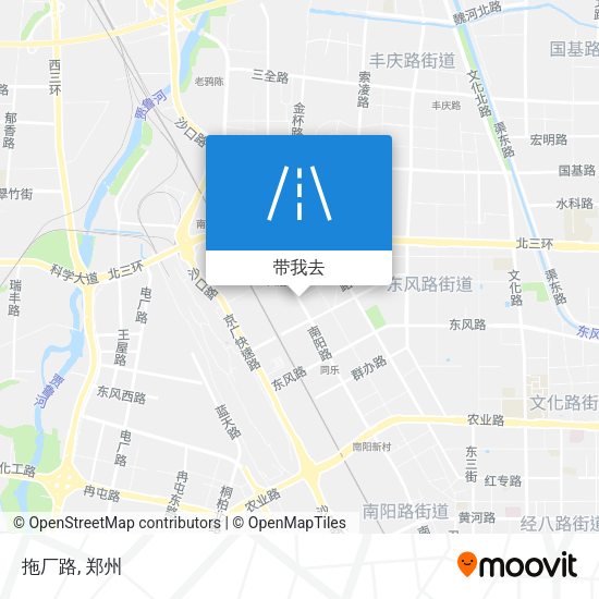 拖厂路地图