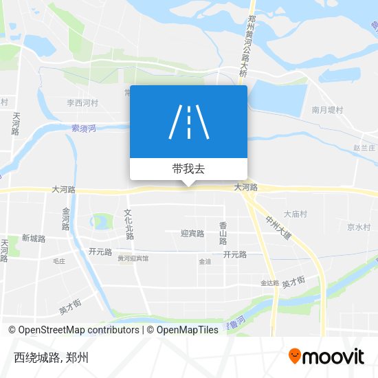 西绕城路地图