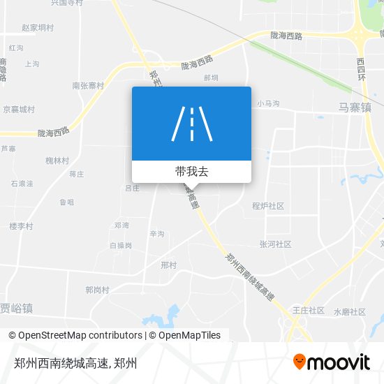 郑州西南绕城高速地图