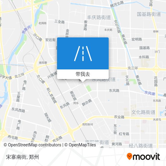 宋寨南街地图