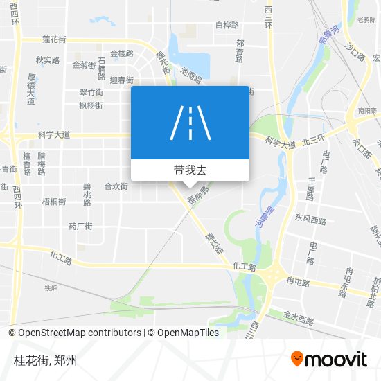 桂花街地图