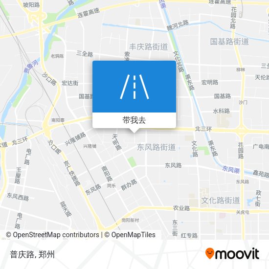 普庆路地图