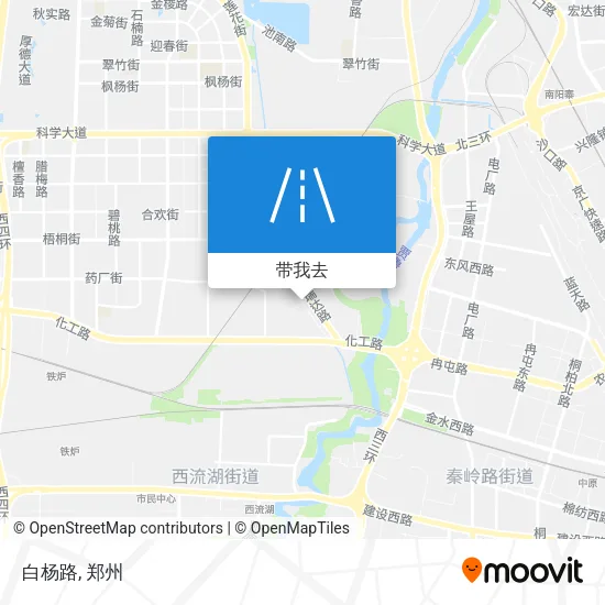 白杨路地图
