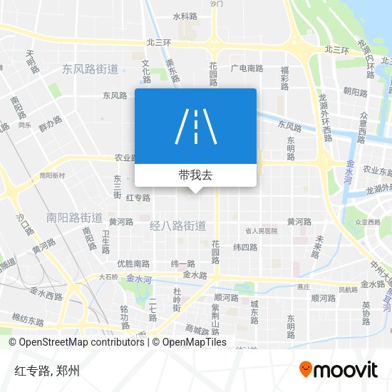 红专路地图