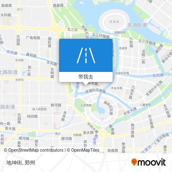 地坤街地图