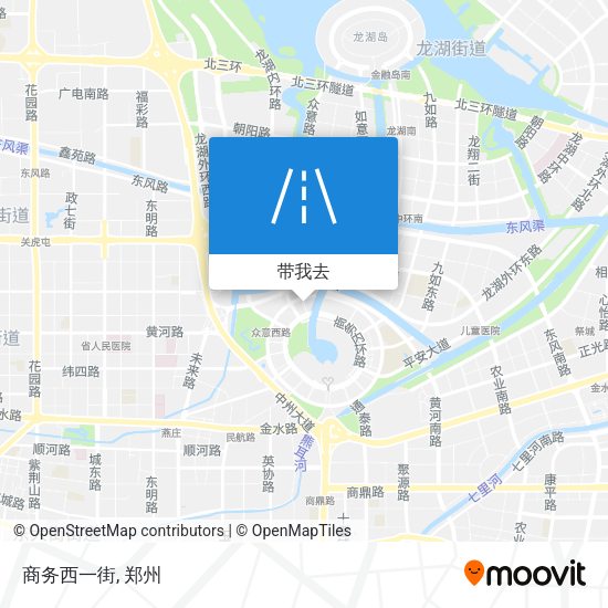 商务西一街地图