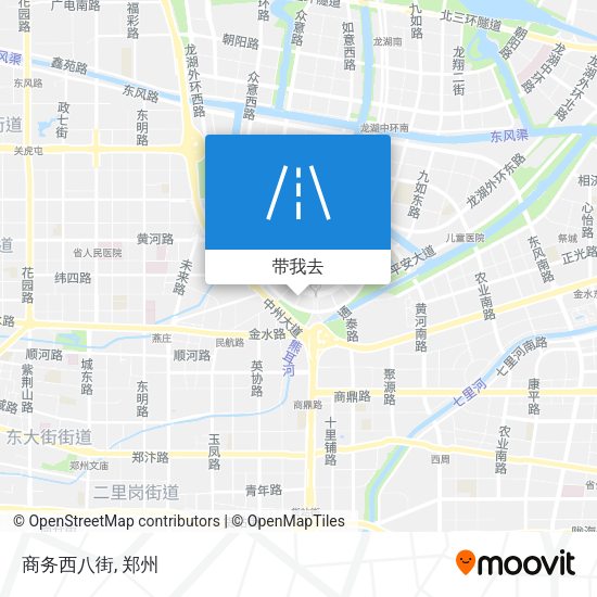商务西八街地图