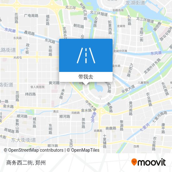 商务西二街地图
