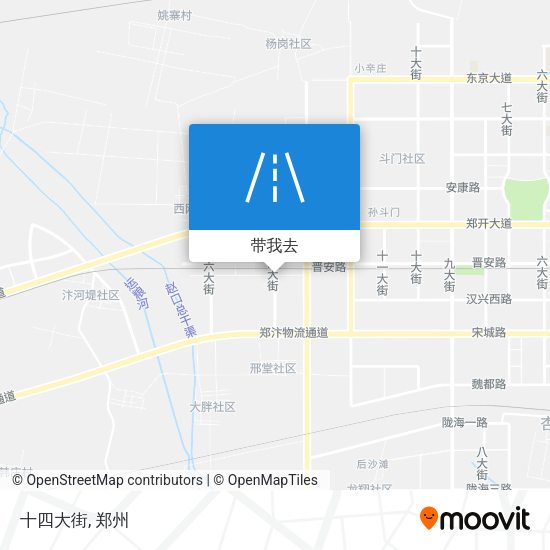 十四大街地图