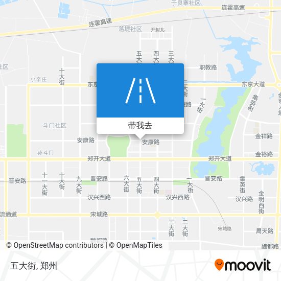 五大街地图