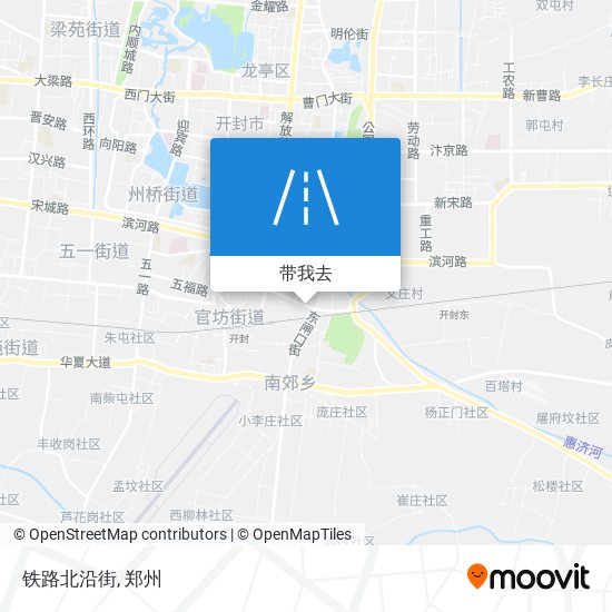 铁路北沿街地图