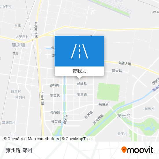 雍州路地图