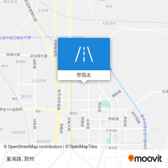 巢湖路地图