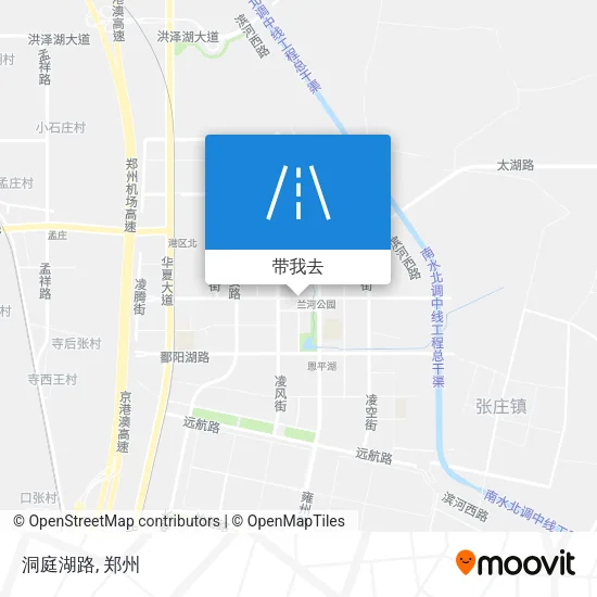 洞庭湖路地图