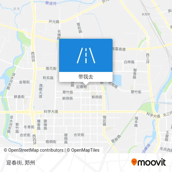 迎春街地图
