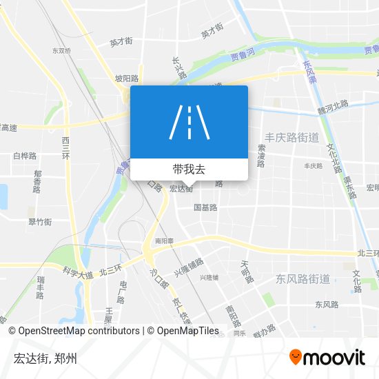 宏达街地图