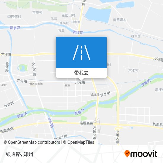 银通路地图