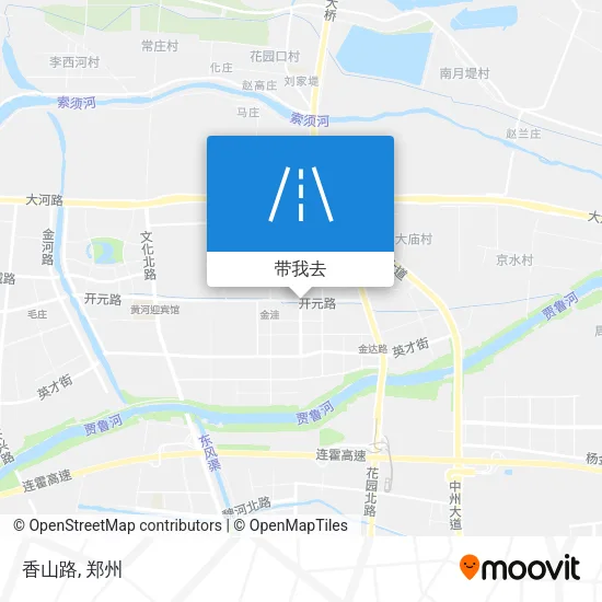 香山路地图