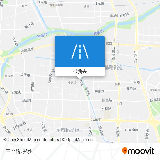 三全路地图