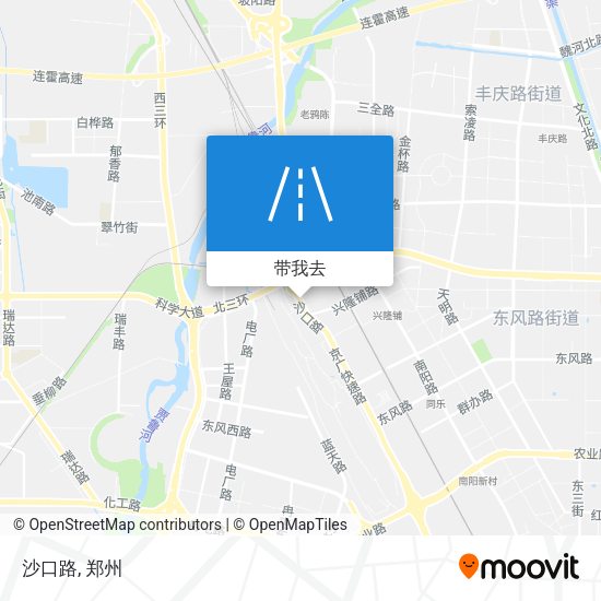沙口路地图