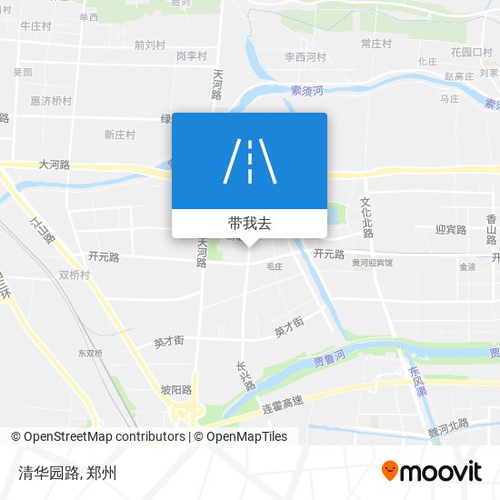 清华园路地图