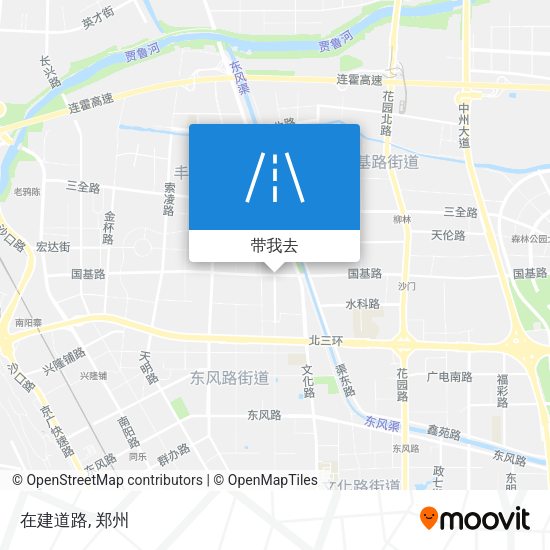 在建道路地图