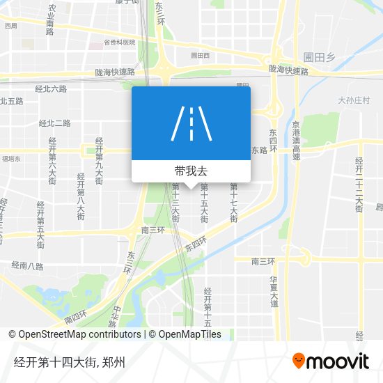经开第十四大街地图