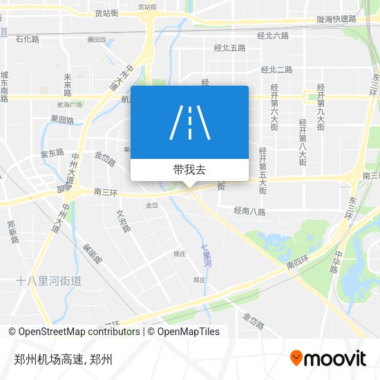 郑州机场高速地图