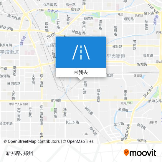 新郑路地图