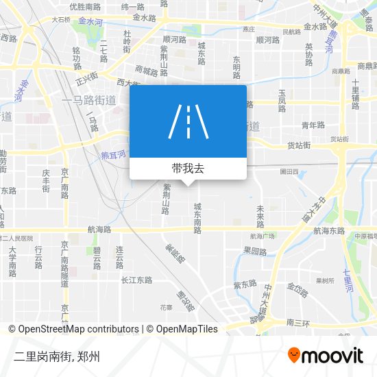二里岗南街地图