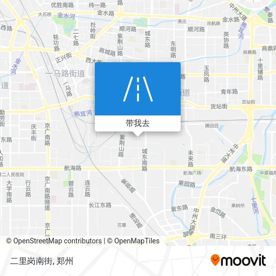 二里岗南街地图