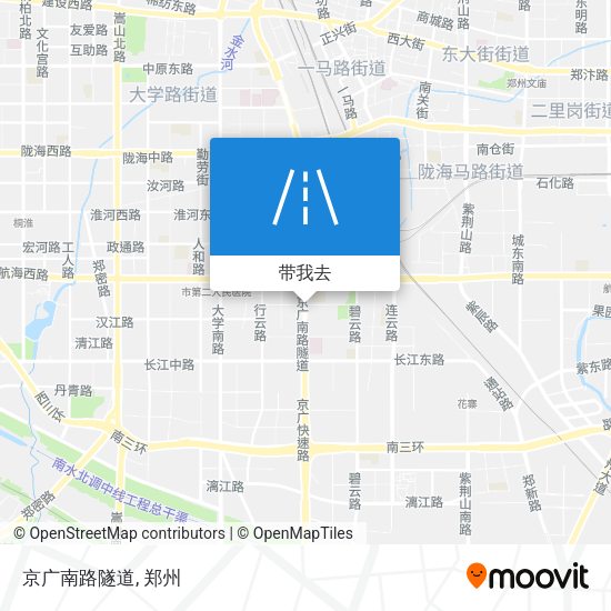 京广南路隧道地图