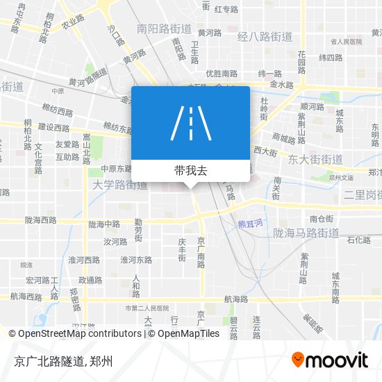 京广北路隧道地图