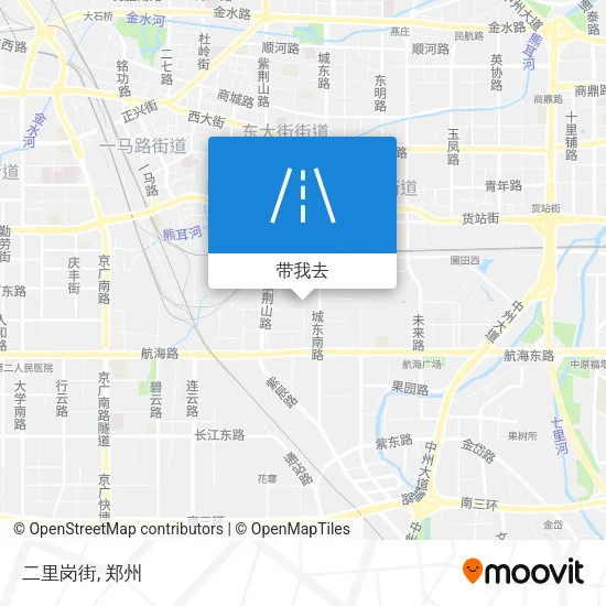 二里岗街地图
