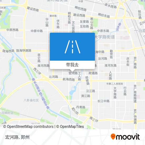 宏河路地图
