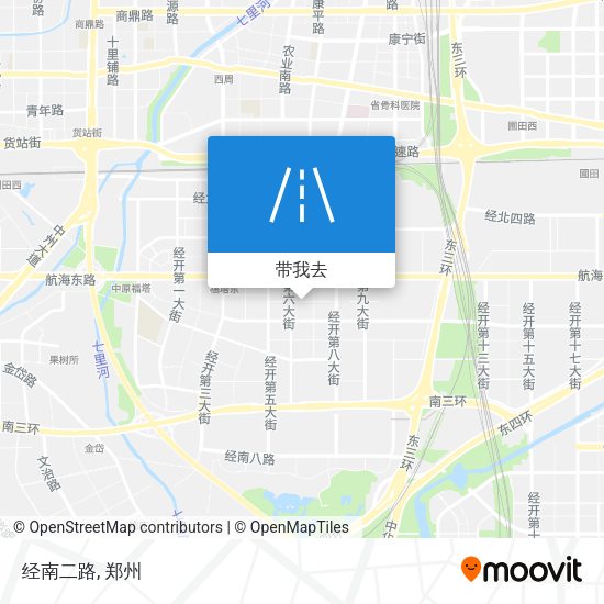 经南二路地图