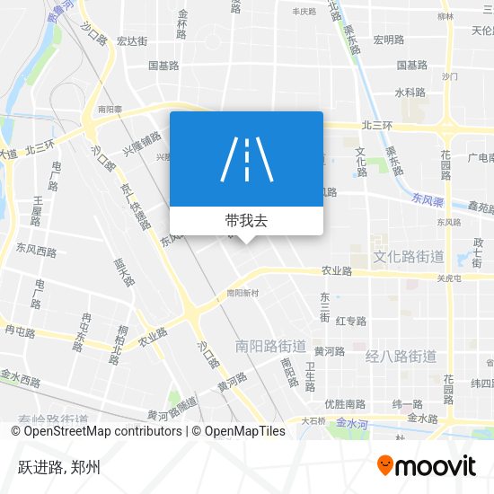 跃进路地图