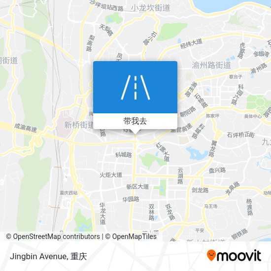 Jingbin Avenue地图