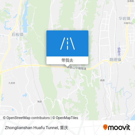 Zhonglianshan Huafu Tunnel地图