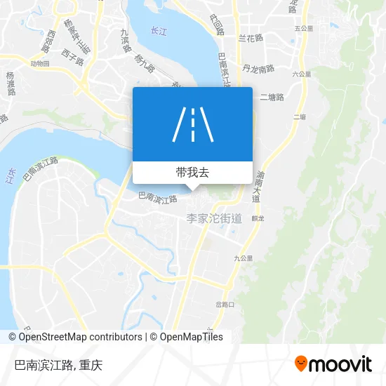 巴南滨江路地图