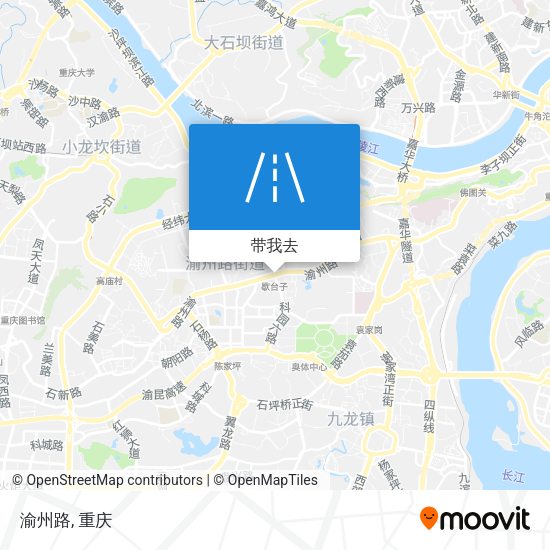 渝州路地图