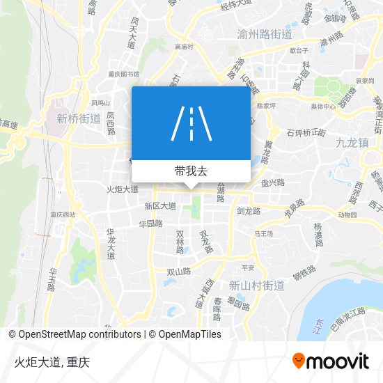 火炬大道地图