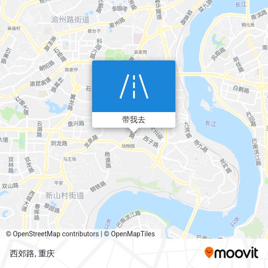 西郊路地图