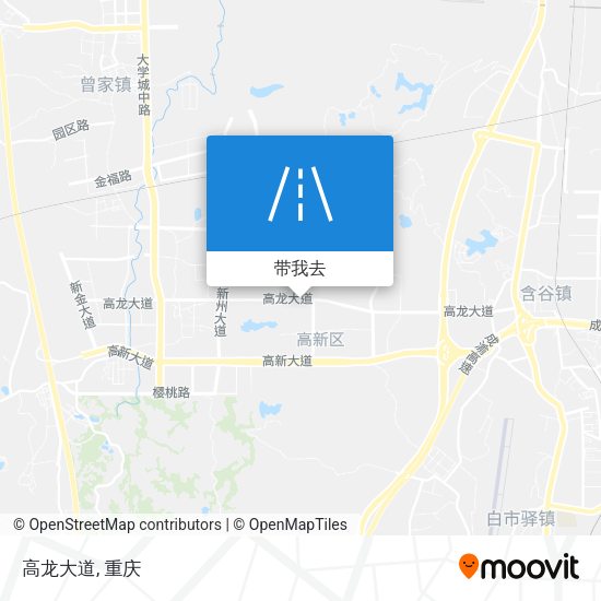 高龙大道地图