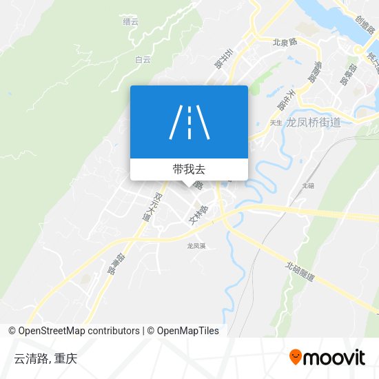 云清路地图