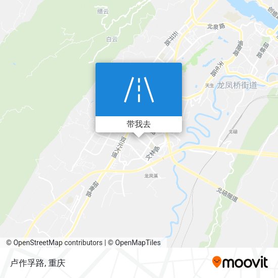卢作孚路地图